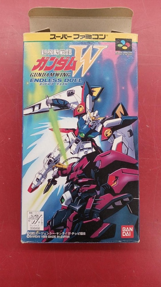 BANDAI New Mobile Report Gundam W ENDLESS DUEL Super Famicom software