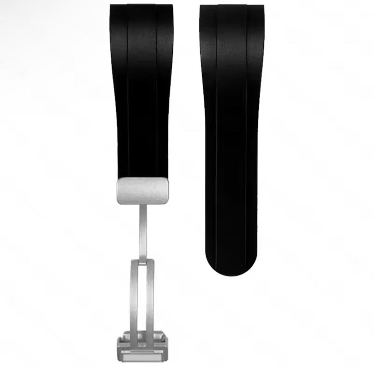 22mm Rubber Magnetic Replacement Watch Strap Band And Clasp Made For Rolex