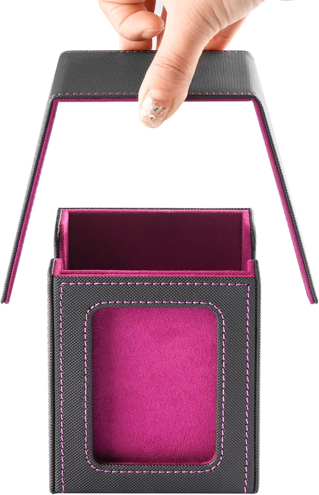 MTG Deck Box, Single Display Window Deck Box MTG, Commander Deck Box Fits 100 Do