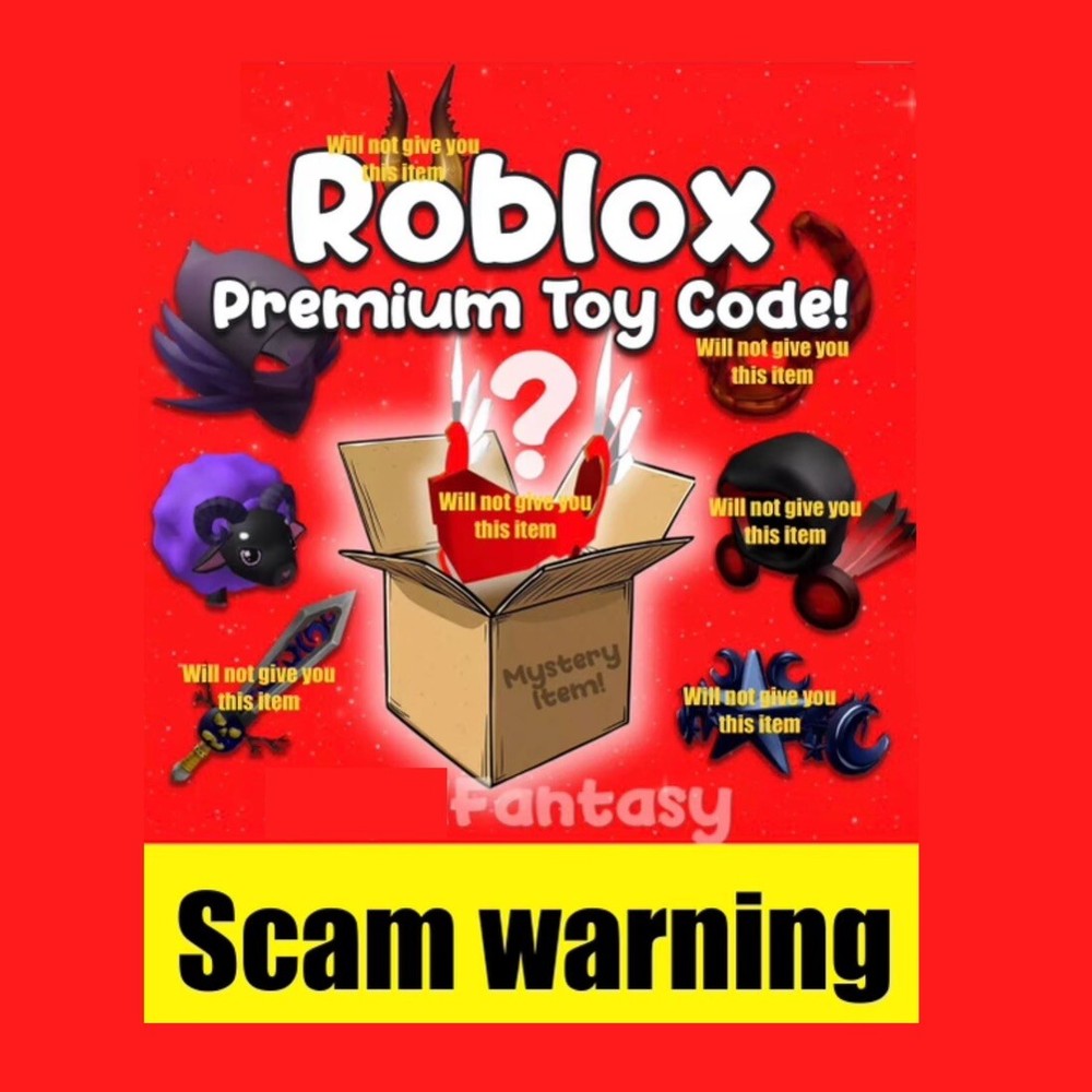 ⚠️🆘SCAM Warning⚠️⛔️￼ PREMIUM Item Code! | 2x Rare Accessory Toy Item⚠️