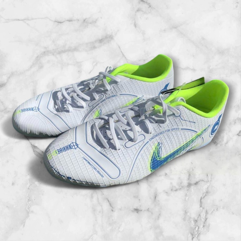 Nike Mercurial Vapor 14 Academy FG/MG Junior Soccer Cleats US 6 White New