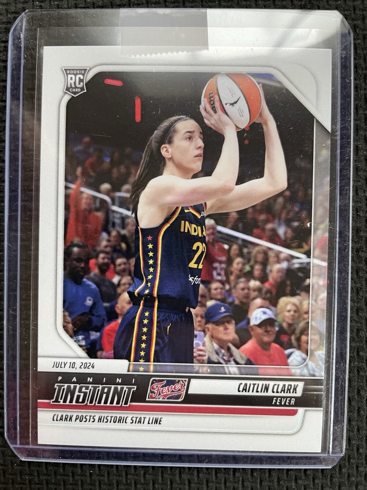 2024-25 Panini Instant WNBA 144 Caitlin Clark Posts Historic Stat Line RC