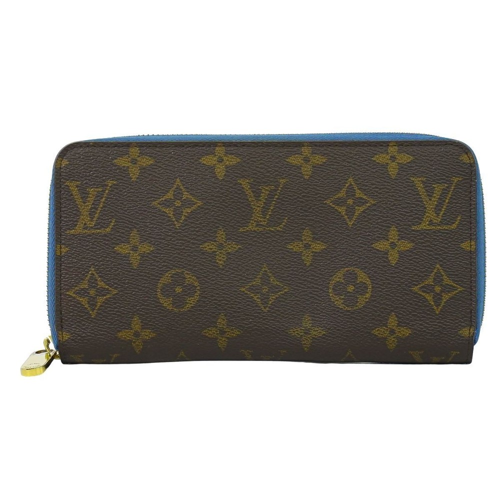 Louis Vuitton Monogram Blue Zippy Wallet M63894 770452