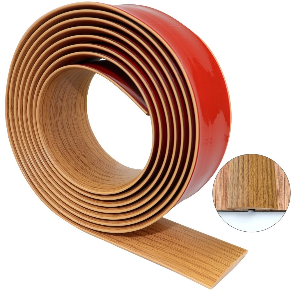 2-Inch Self-Adhesive Vinyl Floor Transition Strip for Seamless Floors