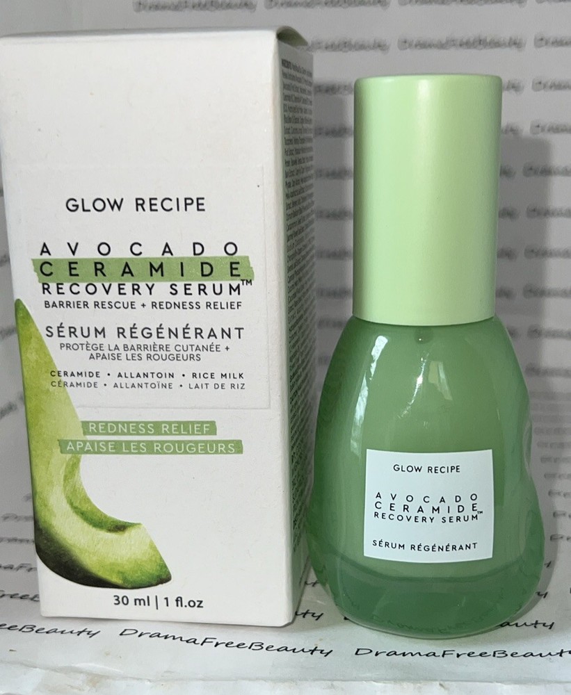 Glow Recipe Avocado Ceramide Recovery Relief Serum 30ml 1 fl.oz Full Size Brand New in Box