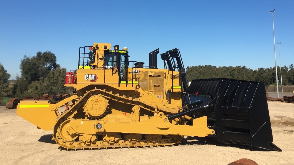 2024 Caterpillar D11T Crawler Dozer with Coal Blade Poster 24x36 Inch