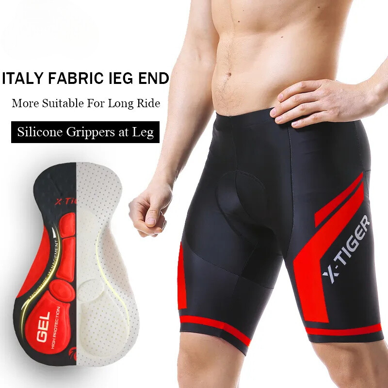 Men's MTB Gel Pad Cycling Shorts Quick-Dry Comfort Bike Clothing