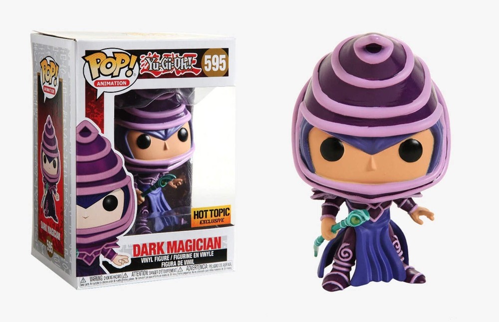 Hot Topic Exclusive Funko POP Yu-Gi-Oh Dark Magician Damaged Box #595