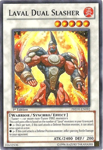 Laval Dual Slasher PHSW-EN092 Common 1st Edition NM Photon Shockwave Yugioh  