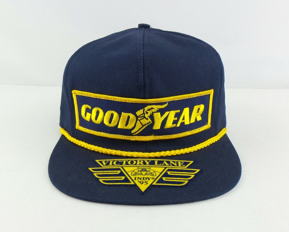 NEW Vintage GOOD YEAR VICTORY LANE INDY 1995 Trucker Snap Back Hat-image