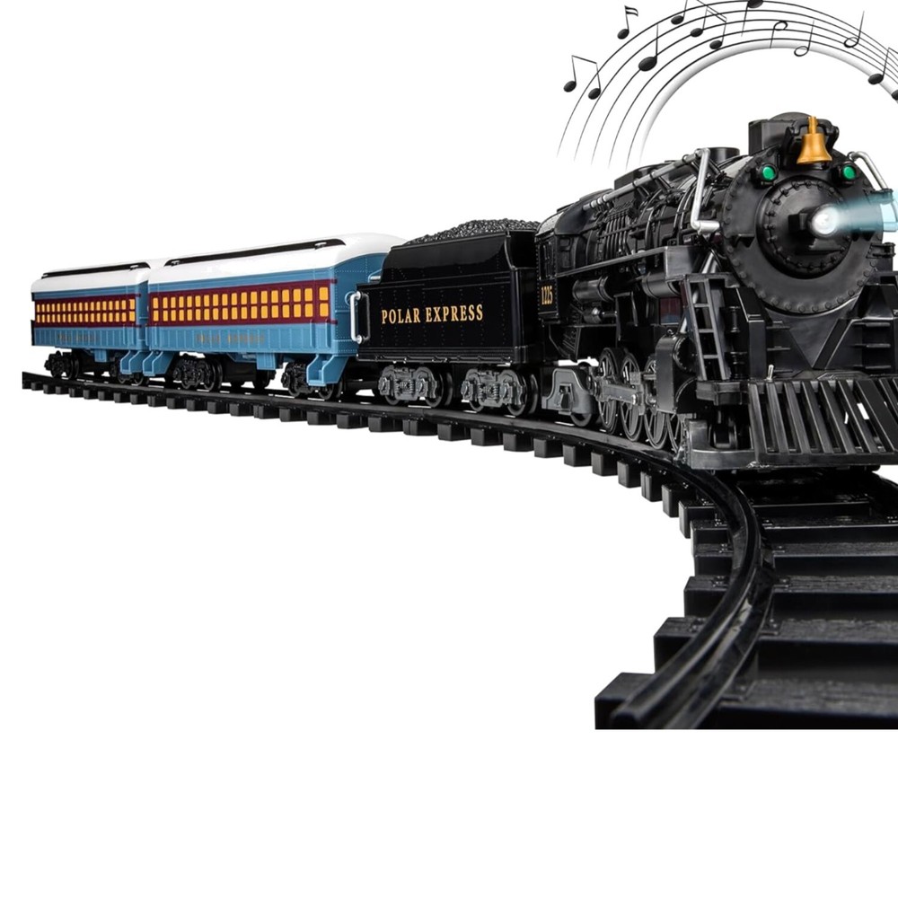 Polar Express Model Train Set with Customizable Track & Remote Control