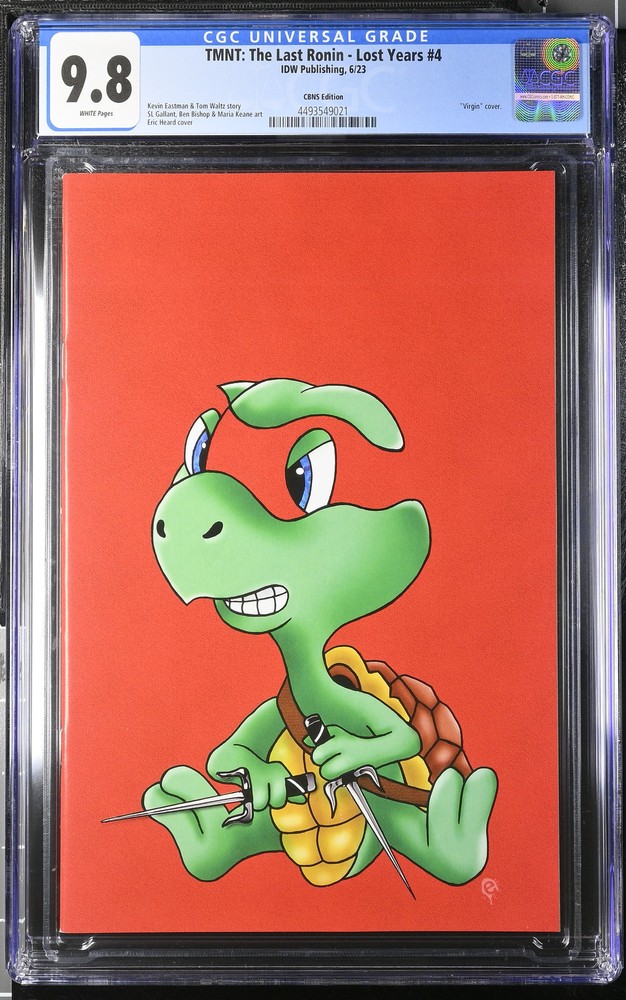 TMNT Last Ronin Lost Years 4 CGC 9.8 Negative Space Variant with Certificate