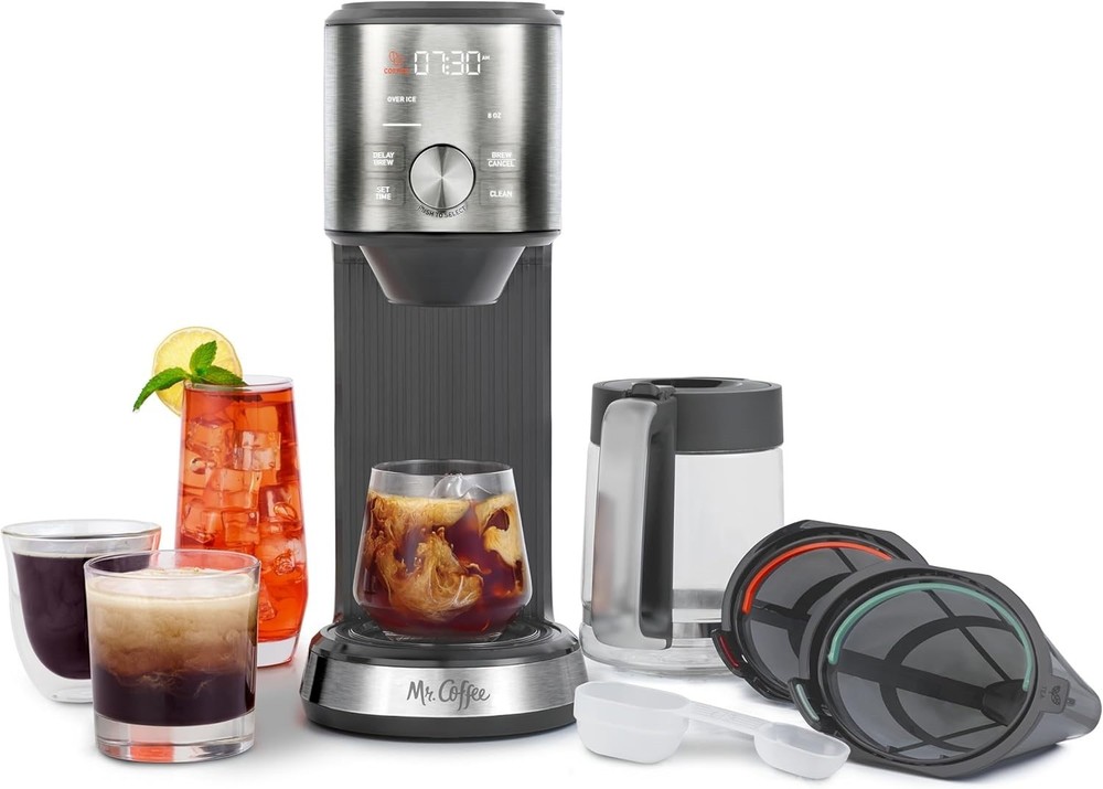 Mr. Coffee Perfect Brew, Intelligent Coffee Maker, Cold Brew & Tea Brewer