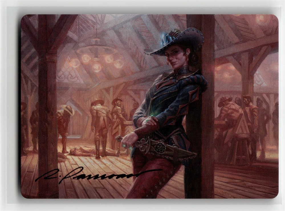 Marchesa Dealer of Death Outlaws Thunder Junction Gold Stamp #27 MTG NM+/Mint