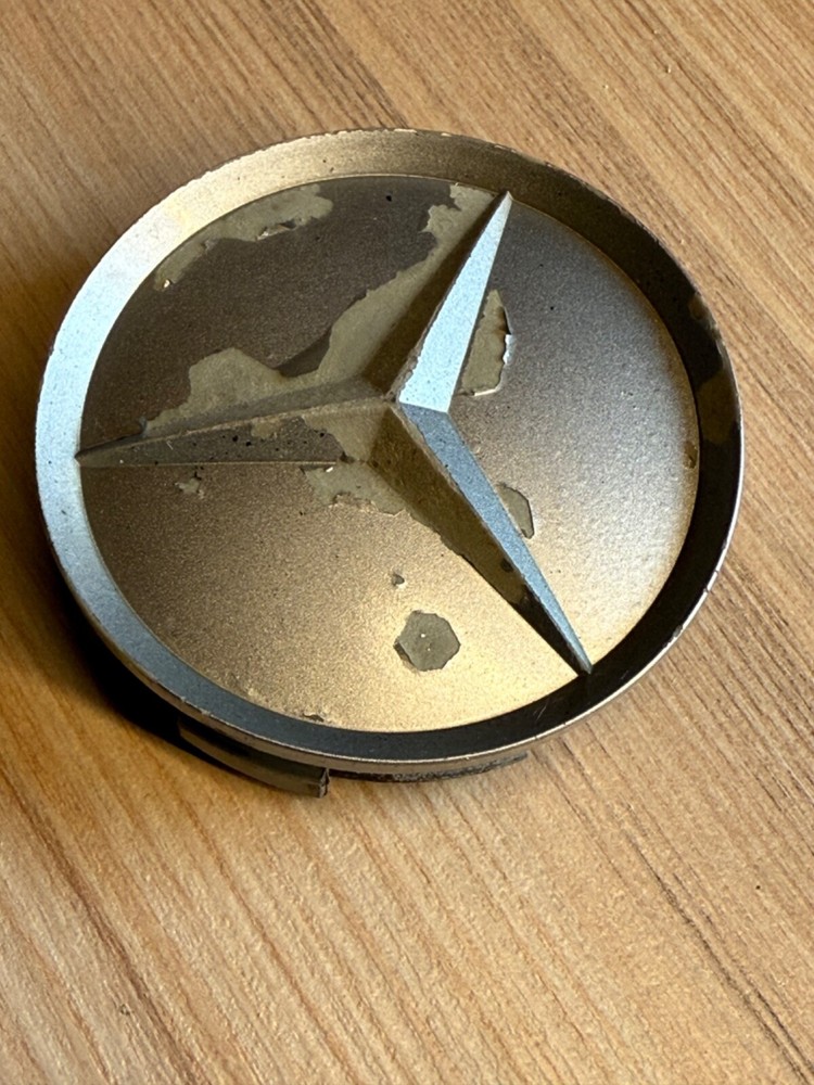 Mercedes 75mm Silver Alloy Wheel Centre Cap Hub Cover Badge 2014010225