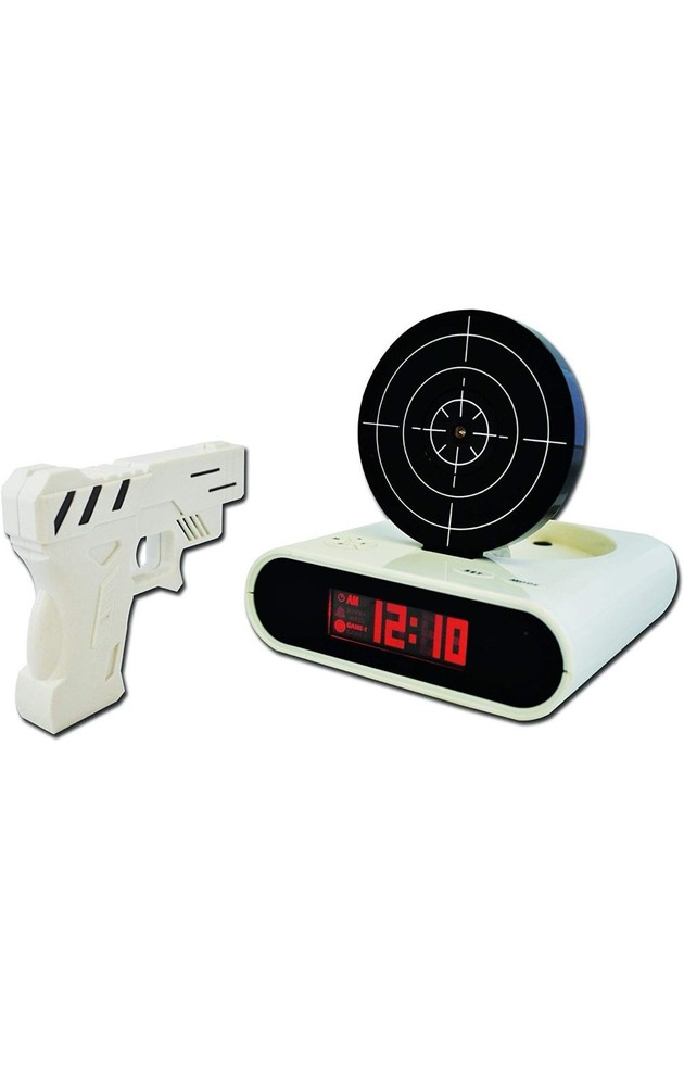 1Set Gun Alarm Clock / Shoot Alarm Clock / Gun O'Clock / Lock Load  Alarm Clock