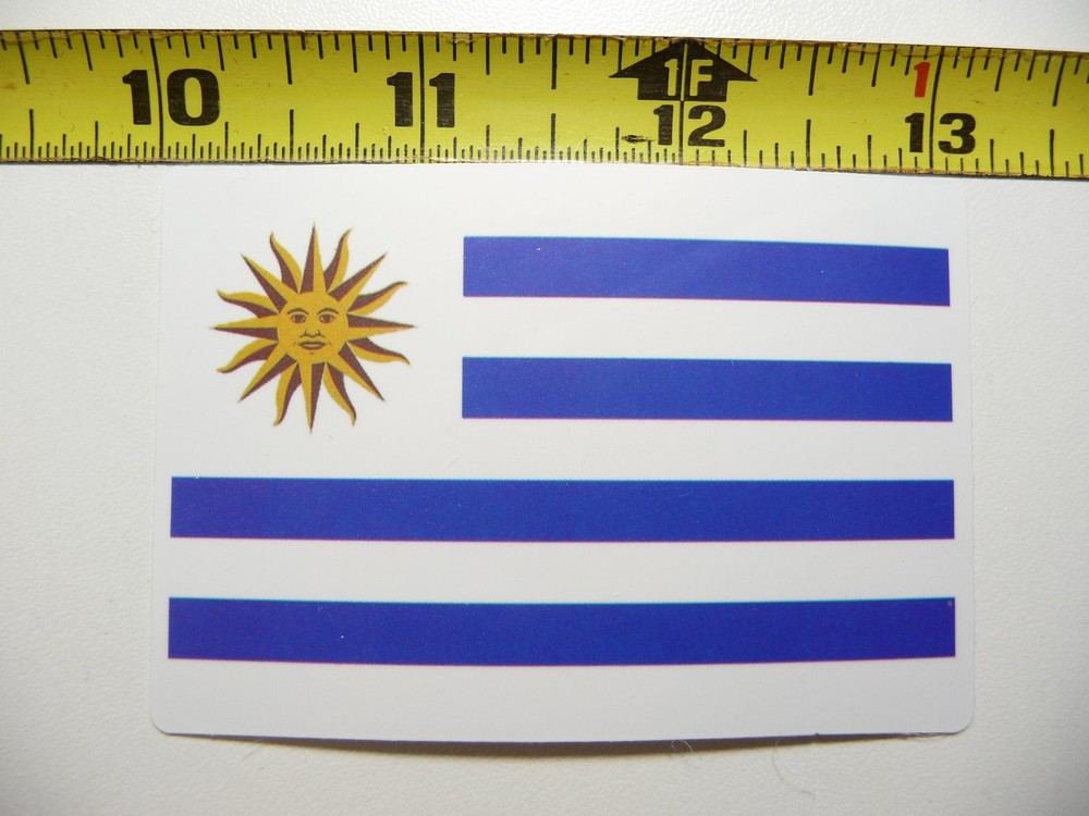 Uruguay Flag Decal Sticker - Show National Pride & Government Support  