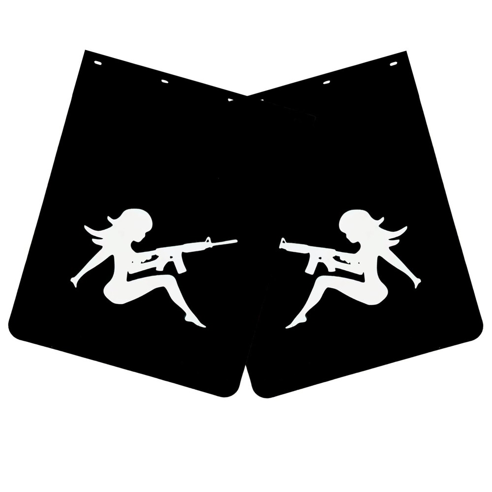 Heavy-Duty 24x30 Mud Flaps for Semi Trucks & Trailers, Set of 2, 3/16