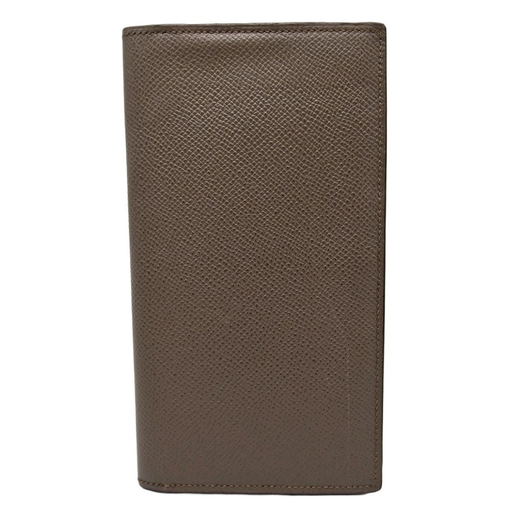 HERMES MC2 Fleming Bifold Wallet Epson Leather Long Billfold Used