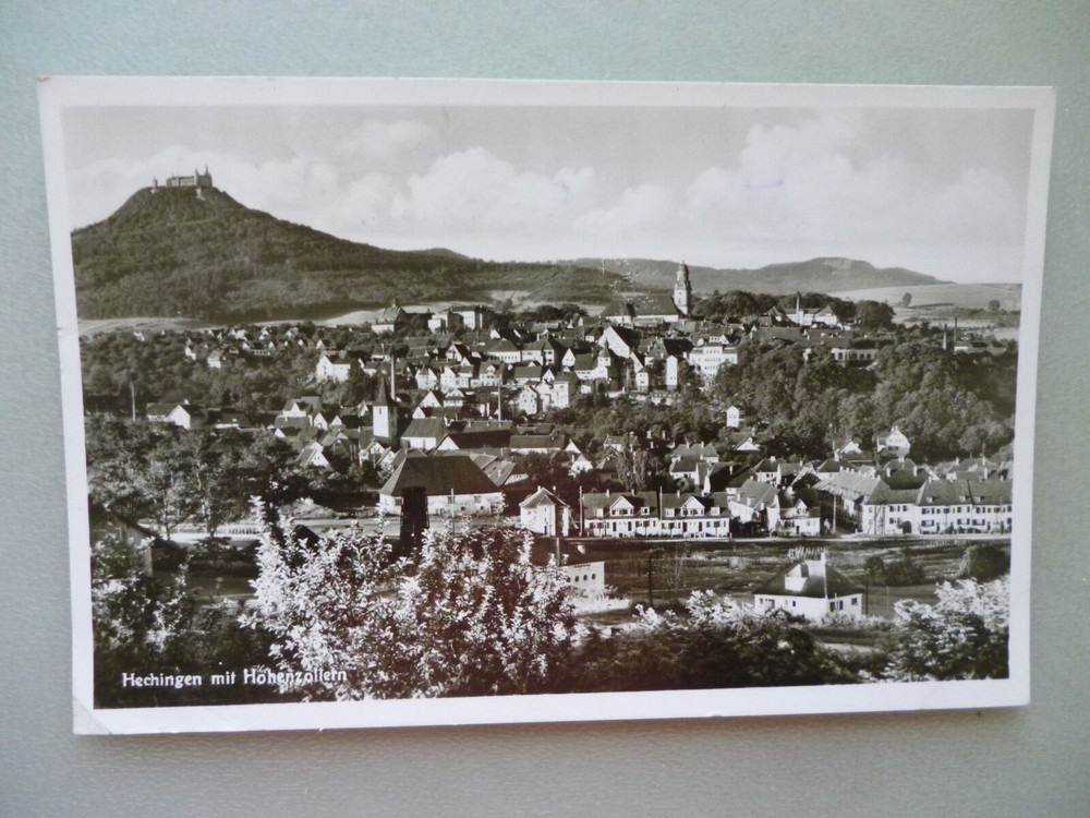Ansichtskarte Hechingen mit Hohenzollern 1953