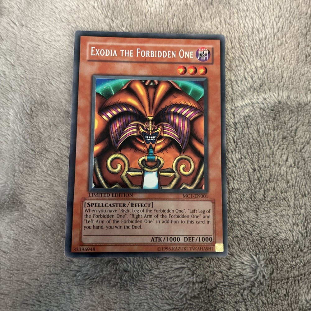 Exodia the Forbidden One MC1-EN001 Yugioh Master Collection Vol 1 Holo Rare