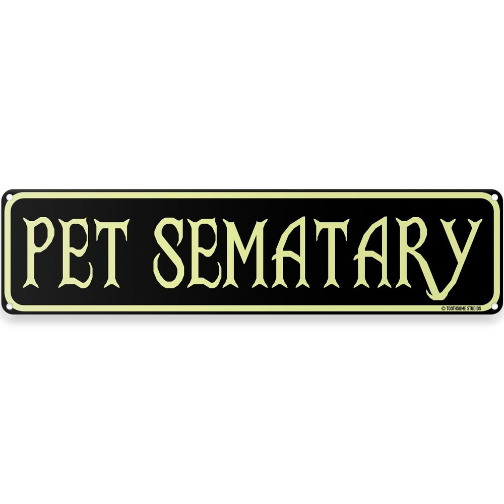 Pet Sematary Halloween Theme Street Sign 16