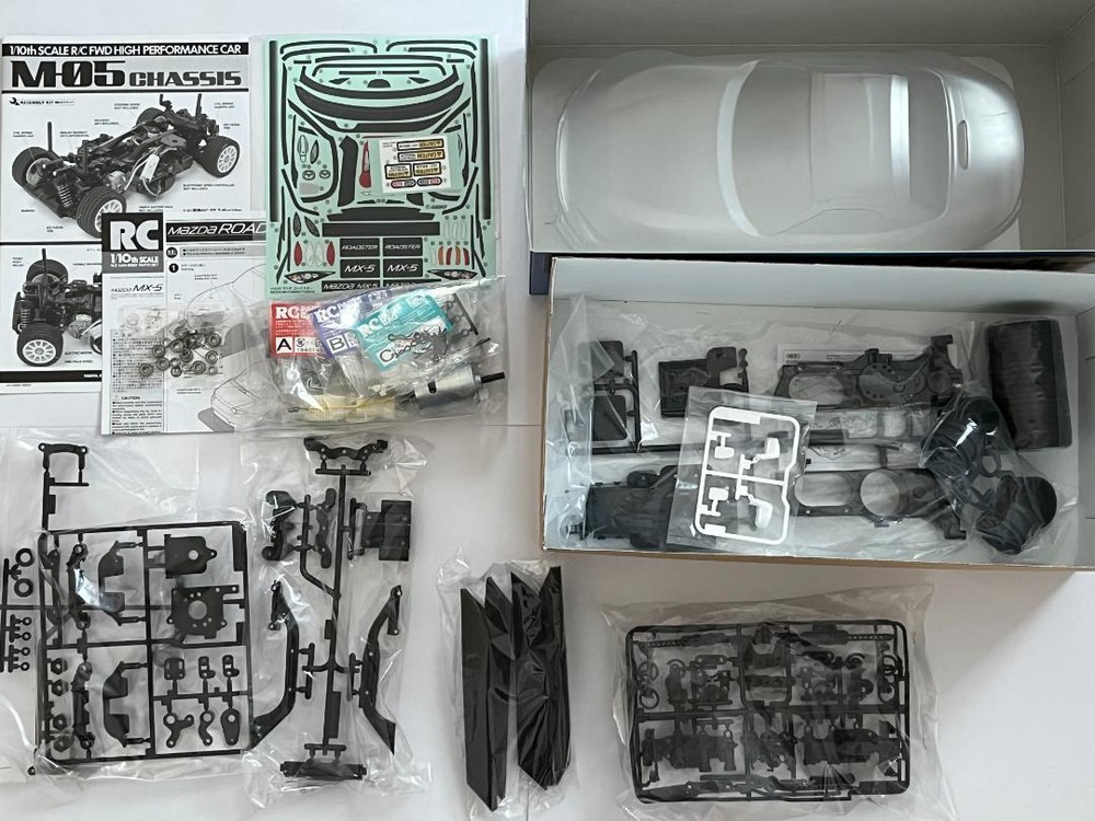 TAMIYA 1/10 Unassembled Electric RC Mazda Roadster M-05 Chassis Kit