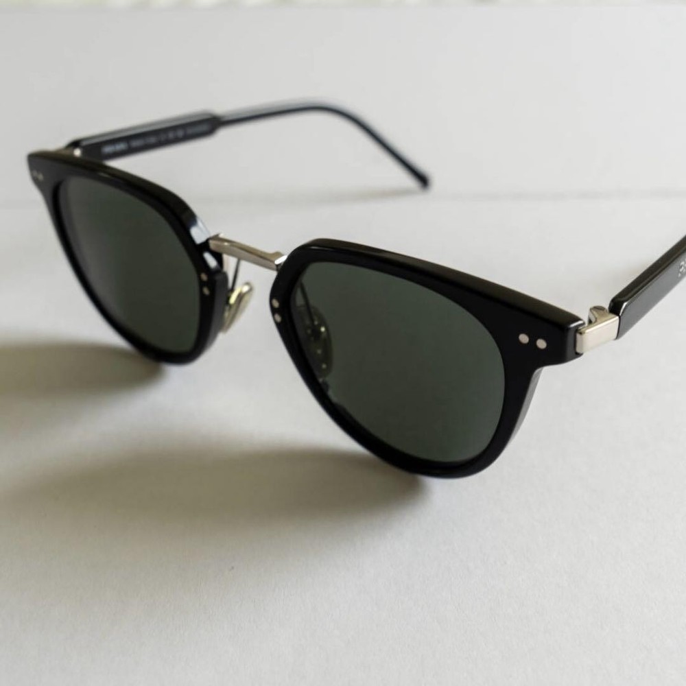 Prada SPR17Y 1AB-03R Sunglasses 49mm Logo Accent