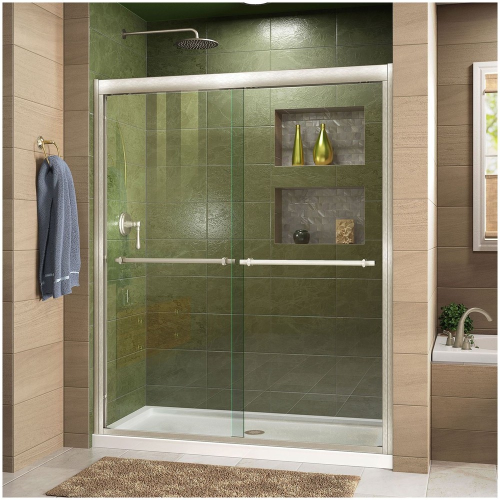 DreamLine Duet 72x60 Frameless Sliding Shower Door with Modern Design