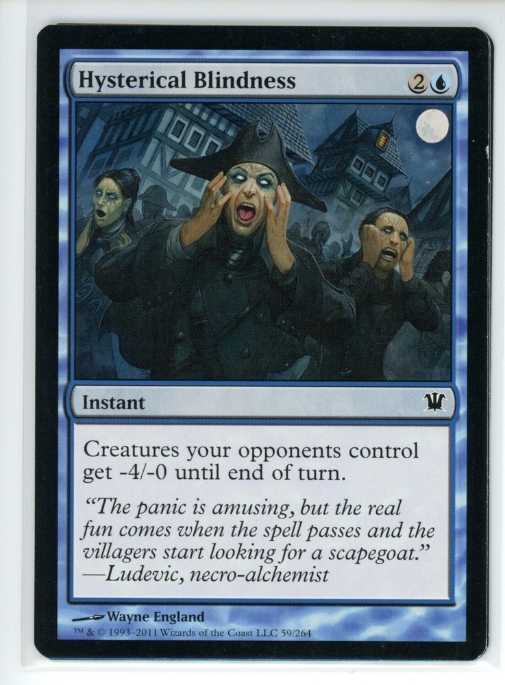 Hysterical Blindness Innistrad #59 ISD LP MTG Card Listing