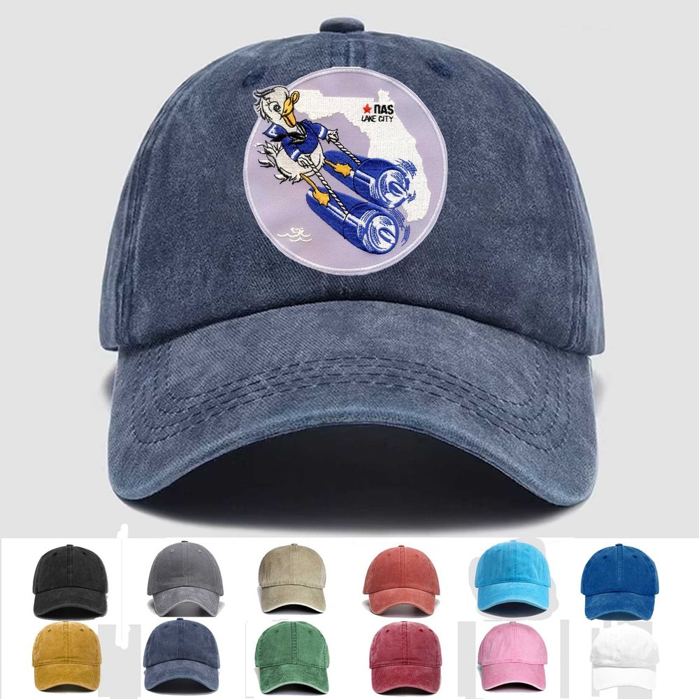 Custom Embroidered Hat Lake City Naval Air Station Florida, Veteran Cap, Gift