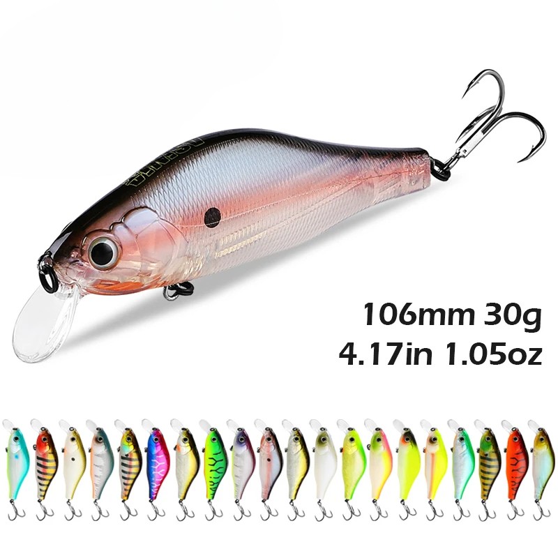 Top fishing lures hard bait quality professional minnow for fishing tackle New