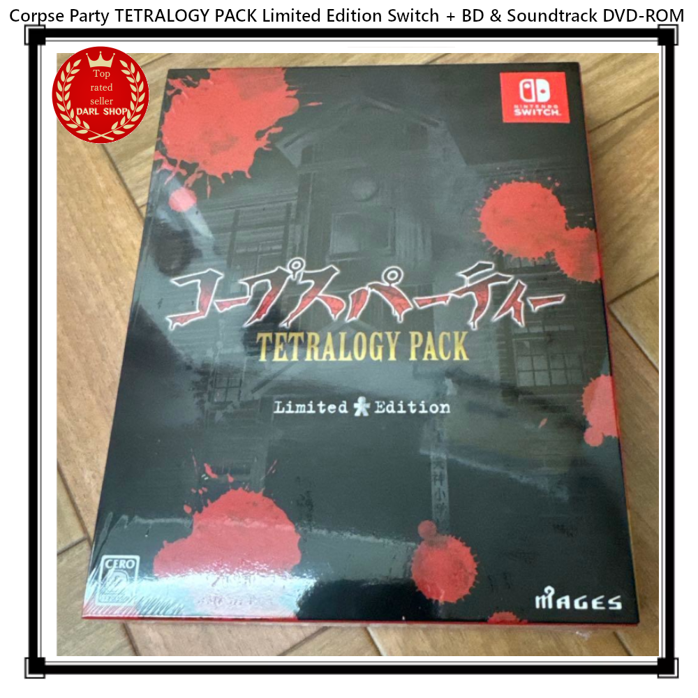 Corpse Party TETRALOGY PACK Limited Edition Switch + BD & Soundtrack DVD-ROM New