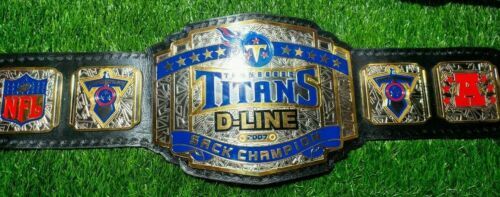 Tennessee Titans Sack Champion championship belt