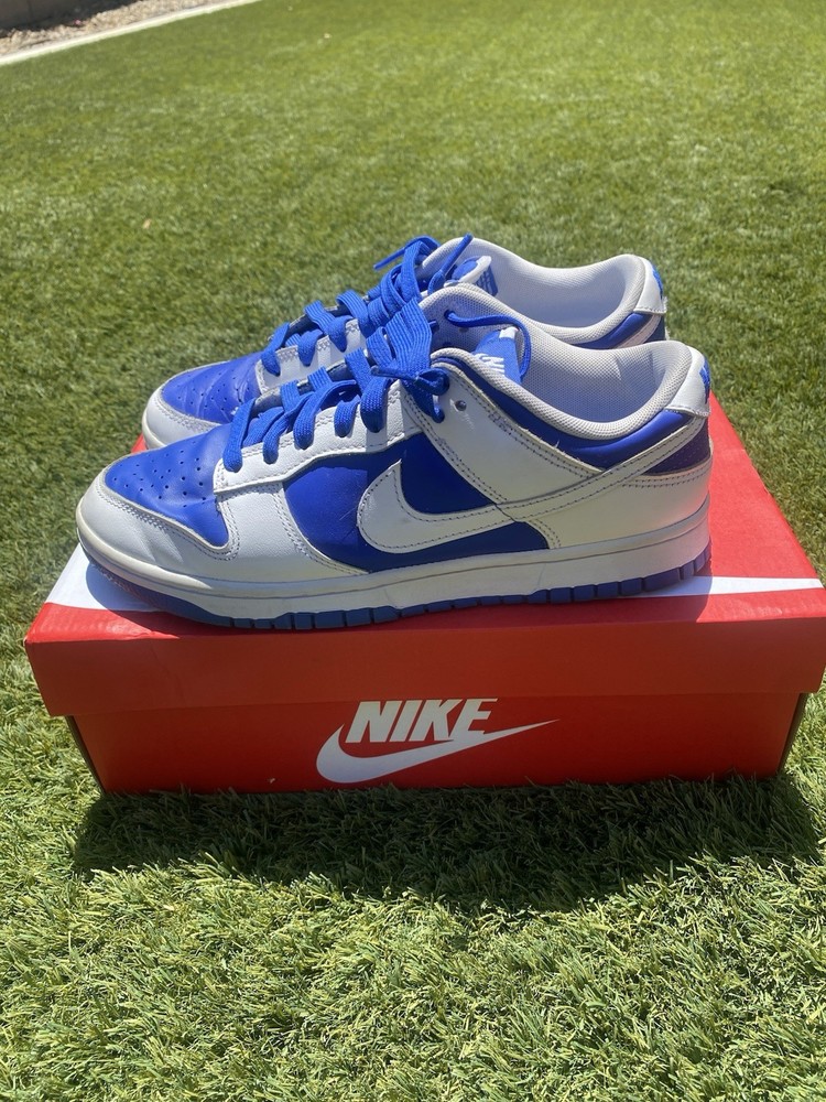 Nike Dunk Low Retro Racer Blue/White Reverse DD1391-401, Size 8
