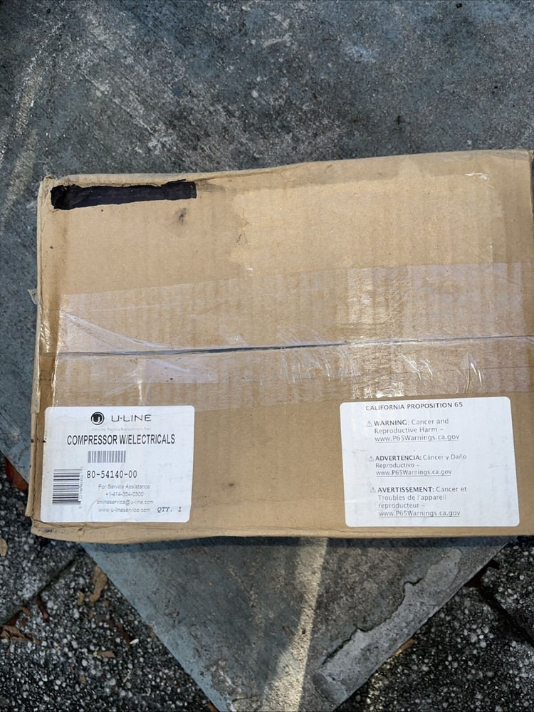 80-54140-00 BRAND NEW!! Genuine OEM U-Line Compressor