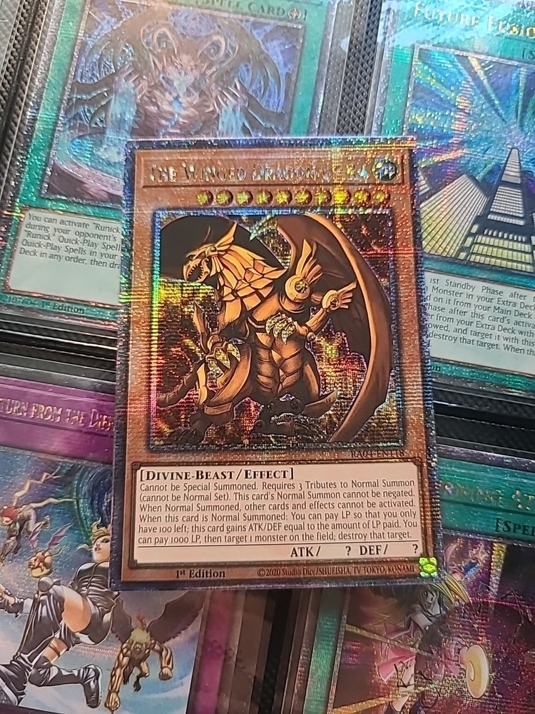 The Winged Dragon of Ra - RA04-EN118 - Quarter Century Secret Near Mint