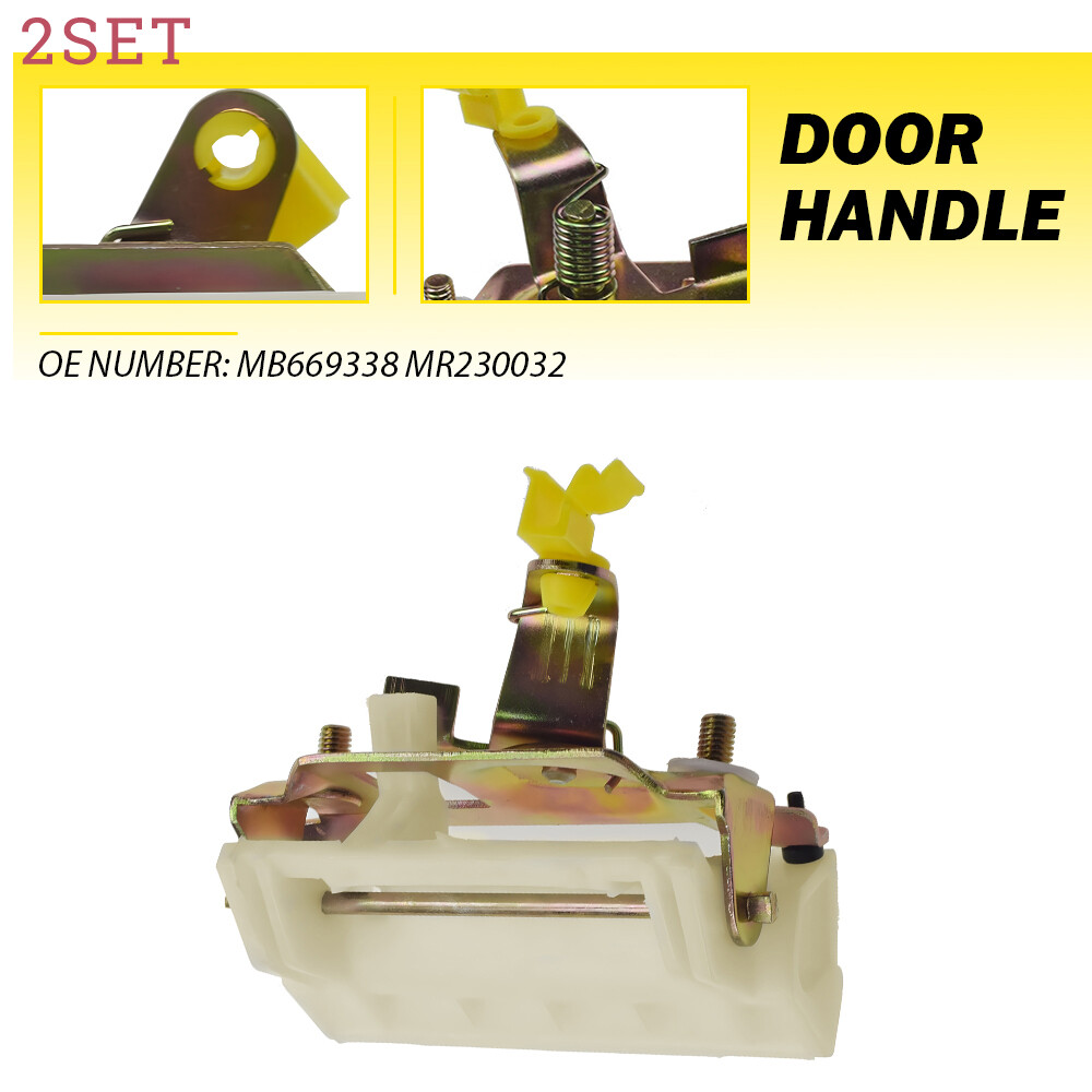 2set Tailgate Rear Back Door Handle Latch MB669338 For Mitsubishi Montero 1992-2