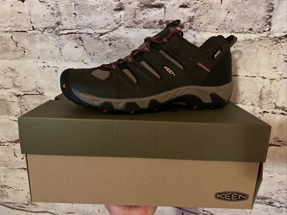 New KEEN Men's Black Olive Brindle Shoes Size 11.5