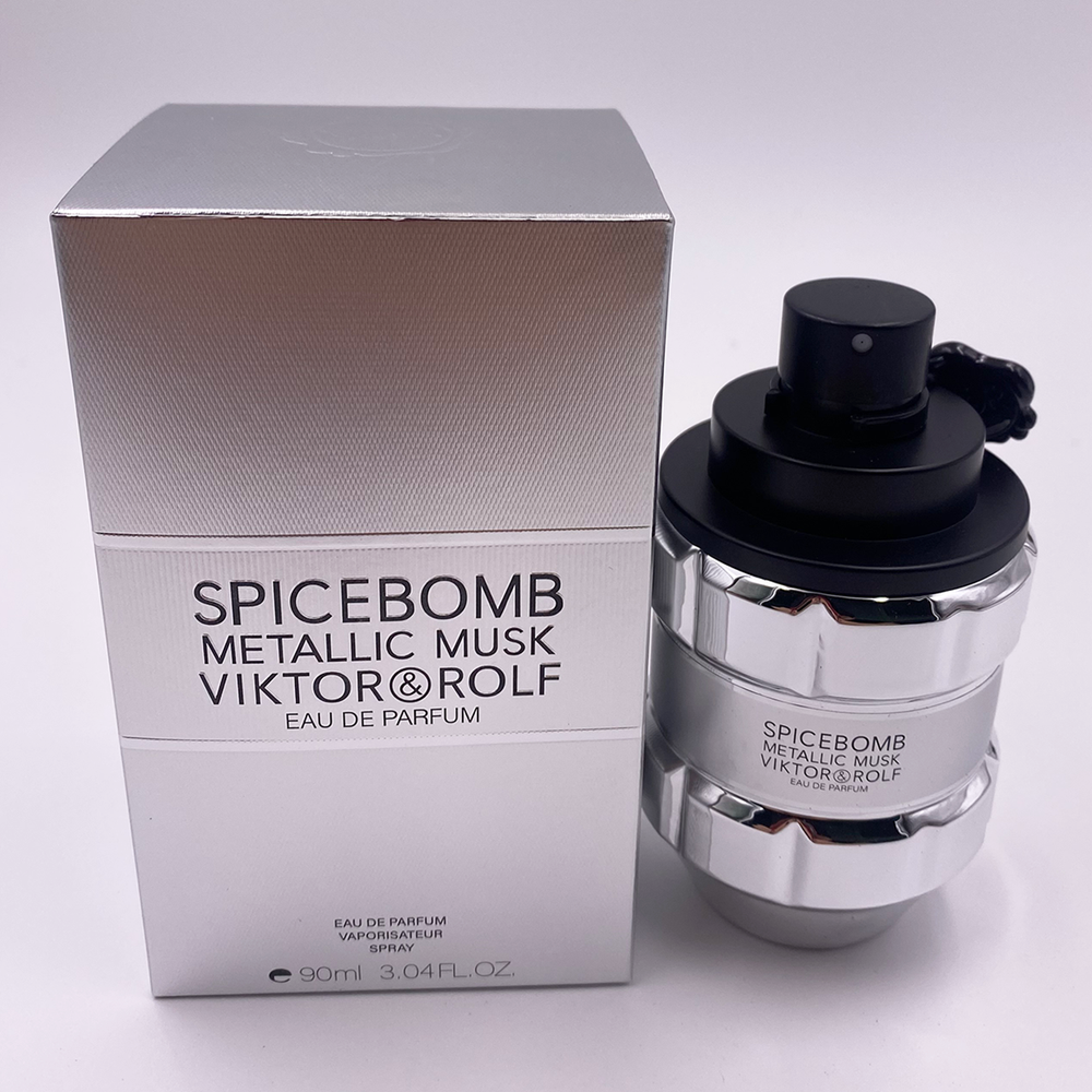 Viktor & Rolf Spicebomb Metallic Musk 3oz EDP Spray for Men New Sealed In Box