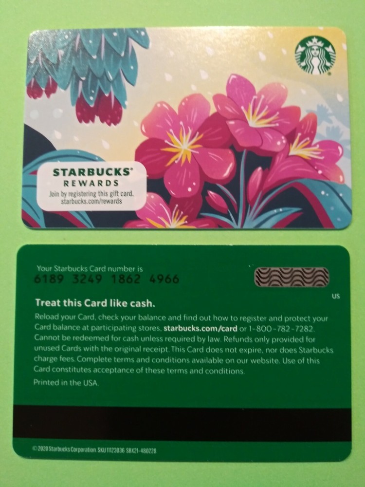 STARBUCKS GIFT CARD 2020 