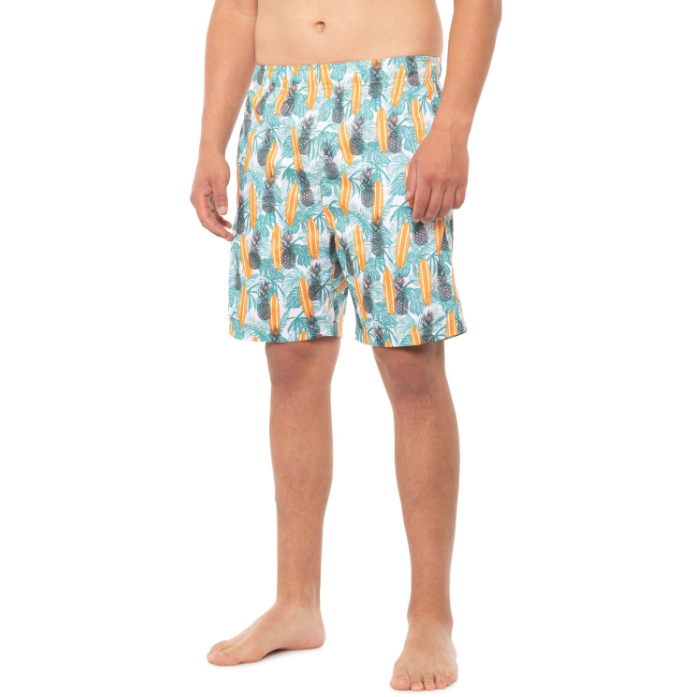 Laguna Swim Shorts Mens Medium OG Long Board Volley Trunk Built In Brief New