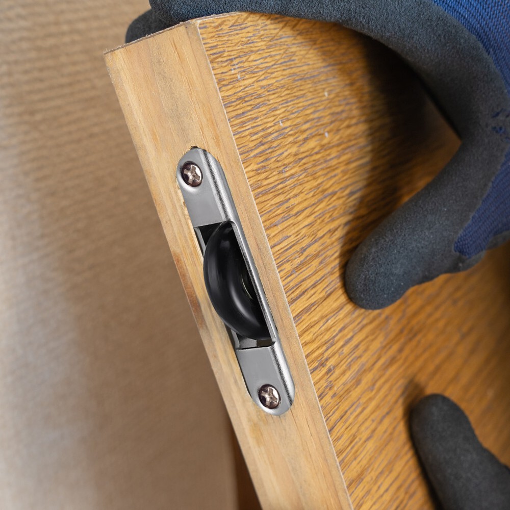 4-Pack Sliding Door Bottom Roller Wheels for Cabinet & Barn Doors