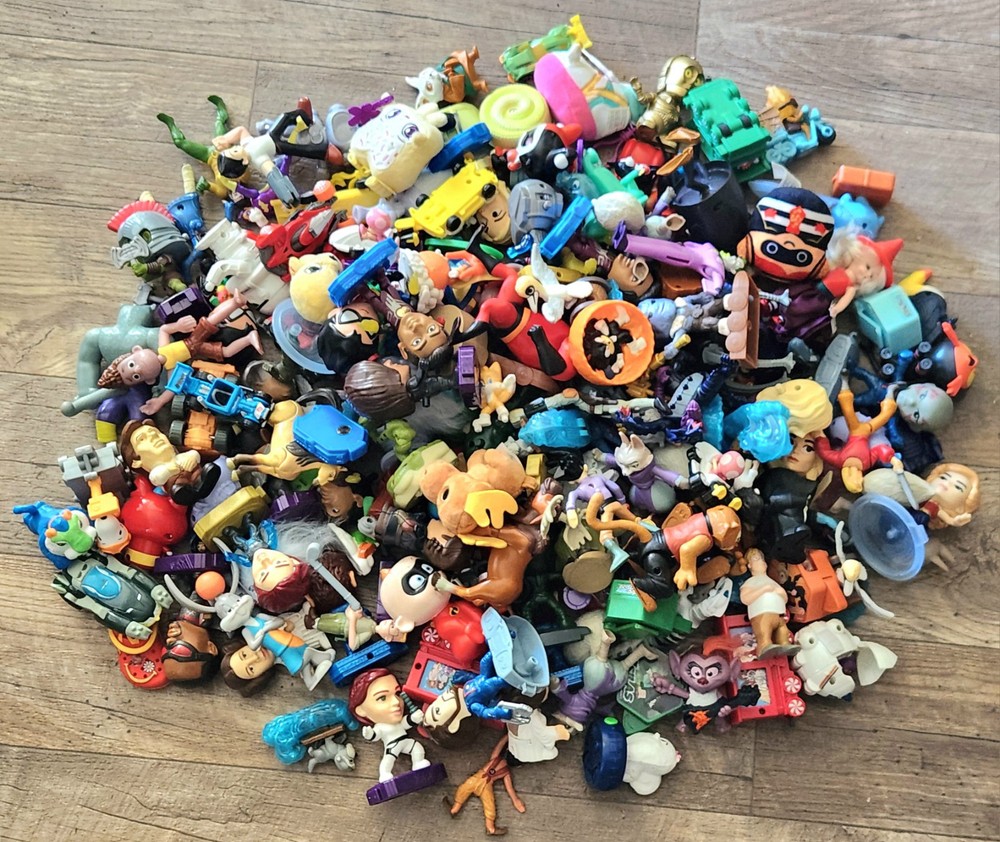 HUGE Lot McDonalds Happy Meal TOYS Fast Food Collection 13lbs Disney Marvel Kids