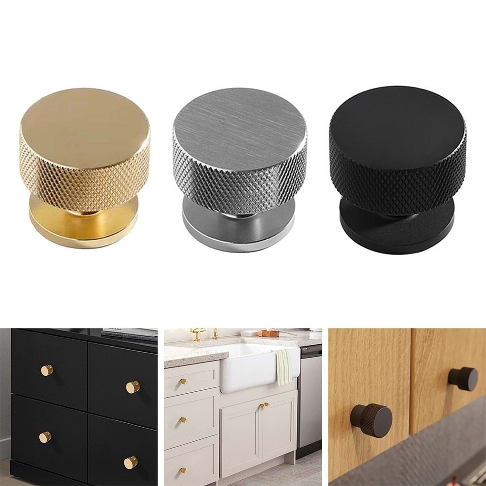 1 Pc Aluminum Alloy Handle, Black Cabinet Cupboard Drawer Gold Kitchen Door Knob