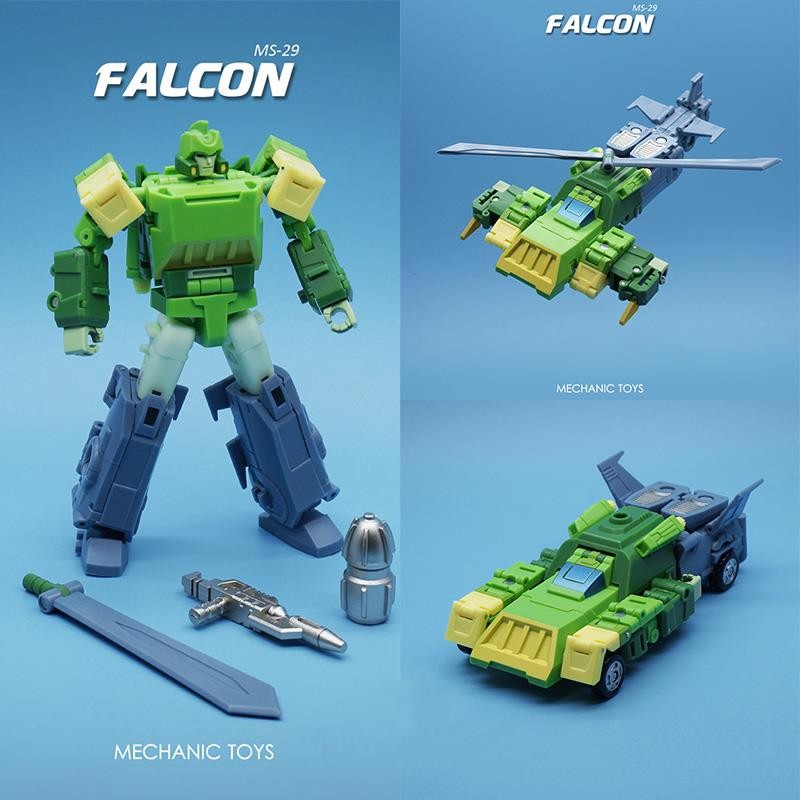 Transformable MFT MS-29 Springer Triple Changer Falcon Mini Robot