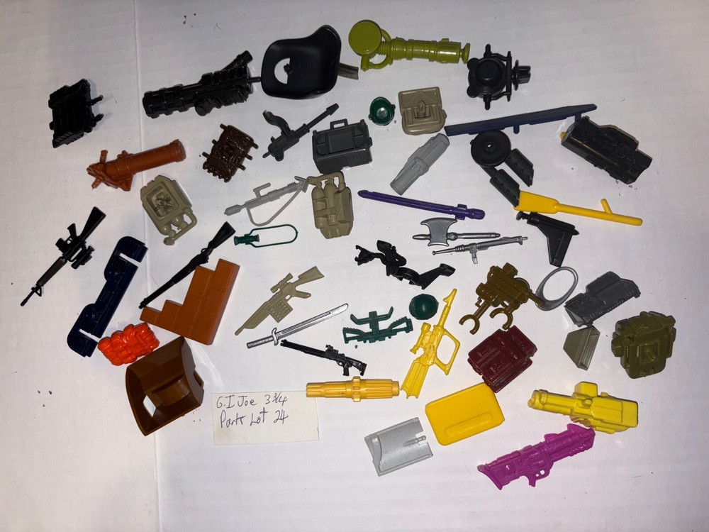 Vintage GI Joe 3 3/4” Loose Accessories Parts Lot #24