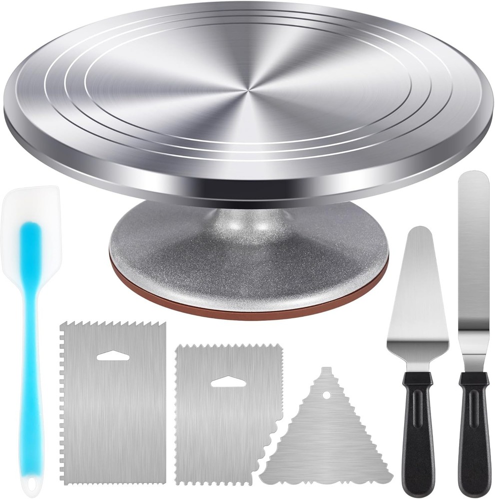 Aluminium Cake Turntable Set 12