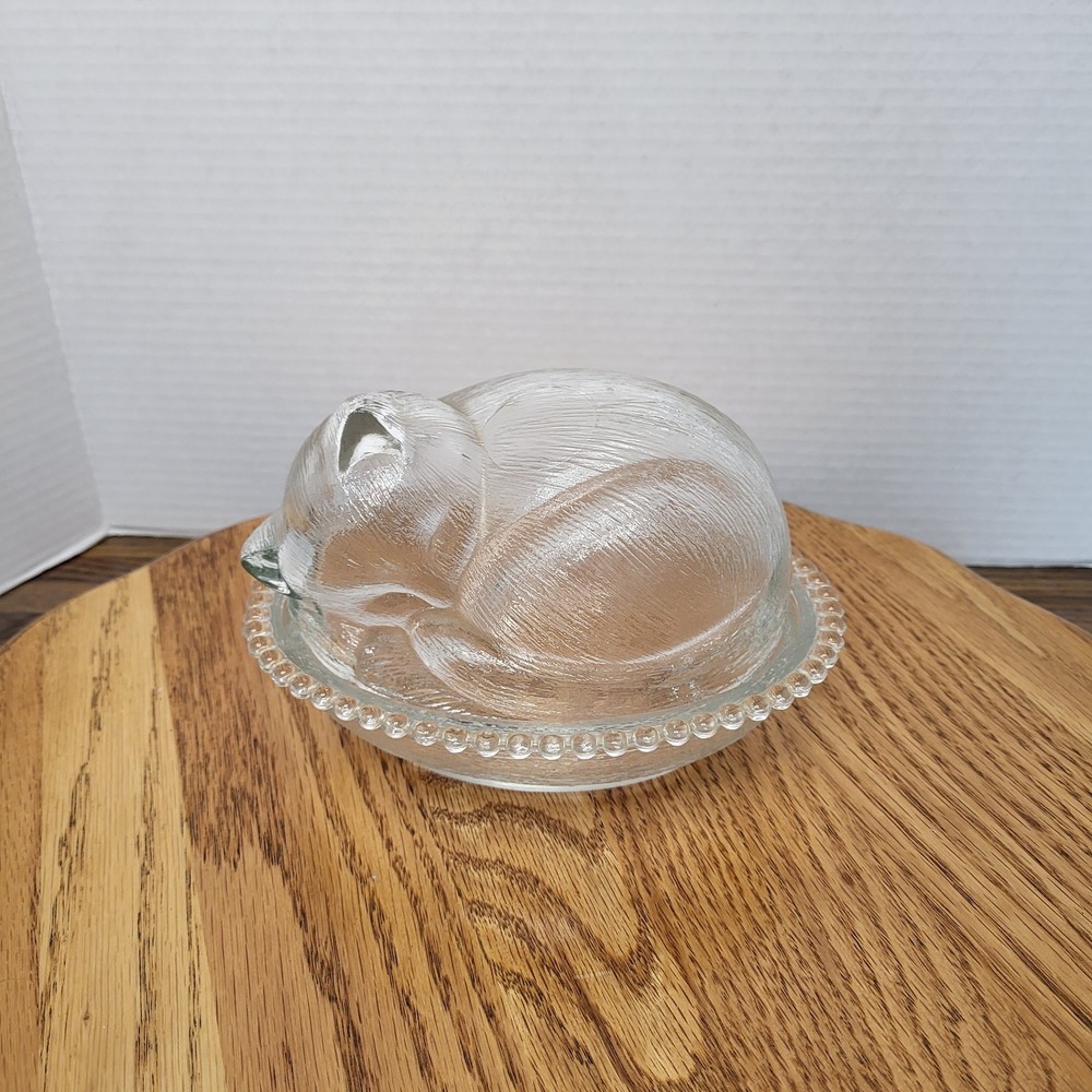 VTG Sleeping Cat Kitten On Nest 7