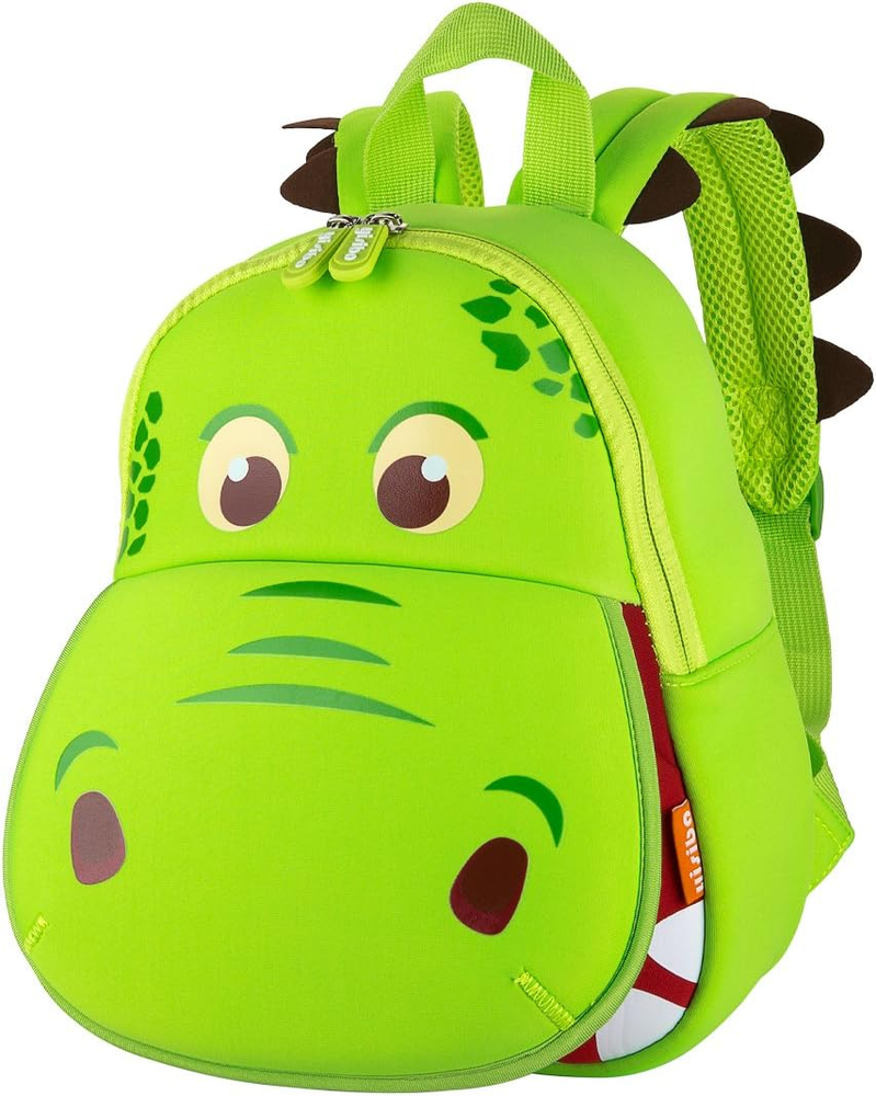 Dinosaur Hippo Kids Toddler Backpack for Boys Girls Lightweight Waterproof Presc